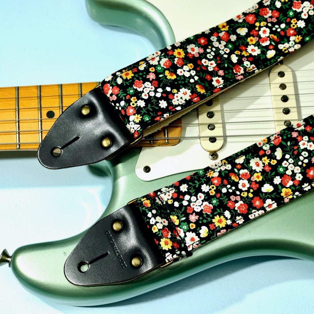 Floral Guitar Strap in Muswell Hill