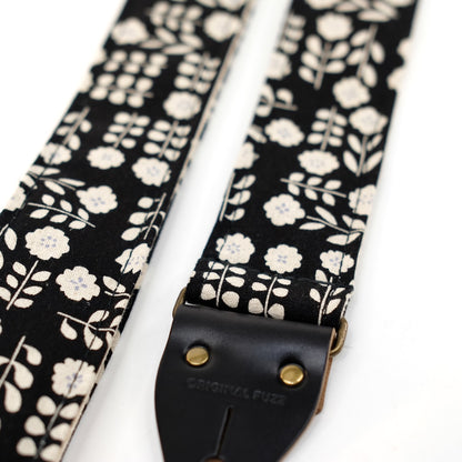 Floral Guitar Strap in Oxford