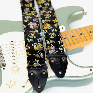Floral Guitar Strap in Savile Row Product detail photo 1