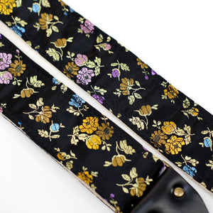 Floral Guitar Strap in Savile Row Product detail photo 2