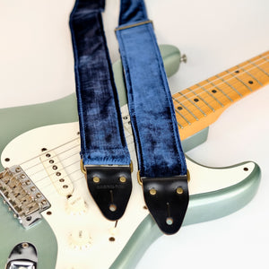 Velvet Guitar Strap in Rockaway Beach Product detail photo 2