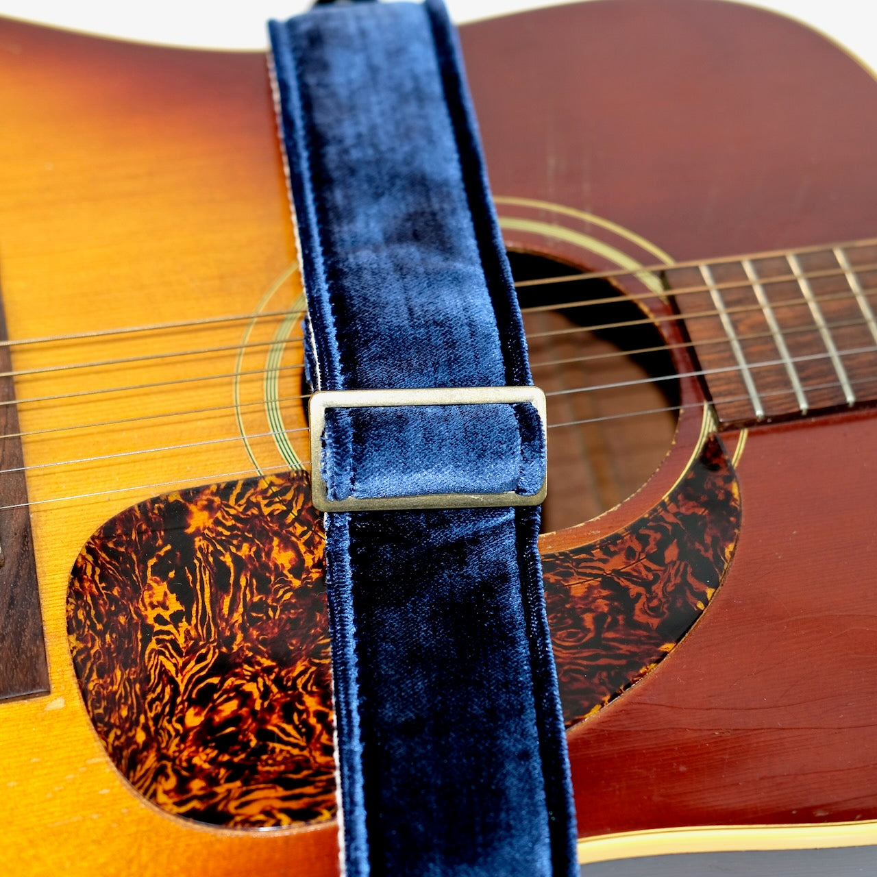 Velvet Guitar Strap in Rockaway Beach