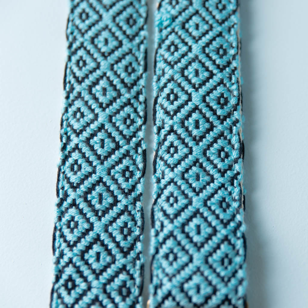 Handwoven Guitar Strap in CHS