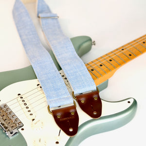 Herringbone Guitar Strap in Topaz Product detail photo 1