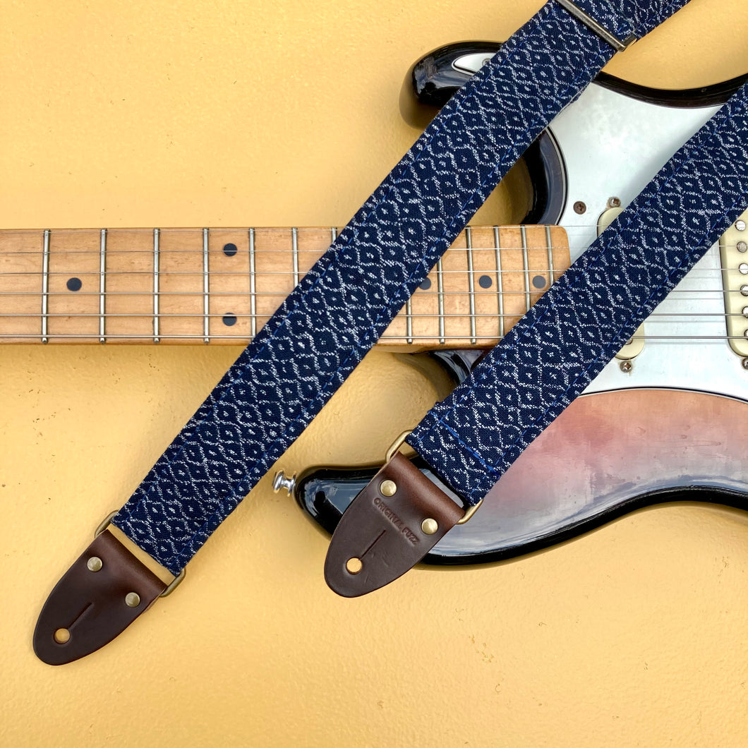 Print Skinny Guitar Strap in Shasta