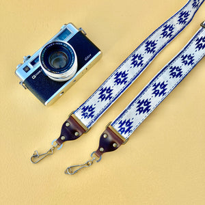 Silkscreen Skinny Camera Strap in Reed Turchi Product detail photo 0