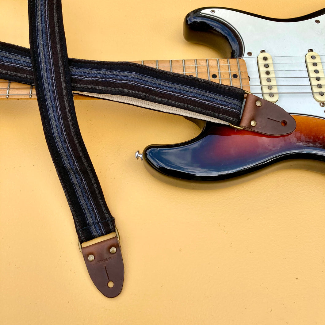 Reclaimed Skinny Guitar Strap in Cumberland Street