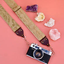 original fuzz summer sale 2019 camera strap made with repurposed fabric.