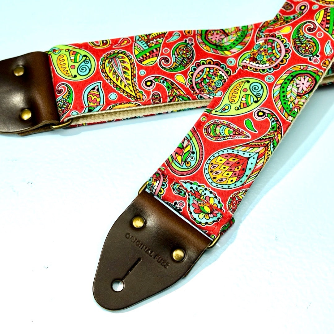 Paisley Guitar Strap in Chicamauga