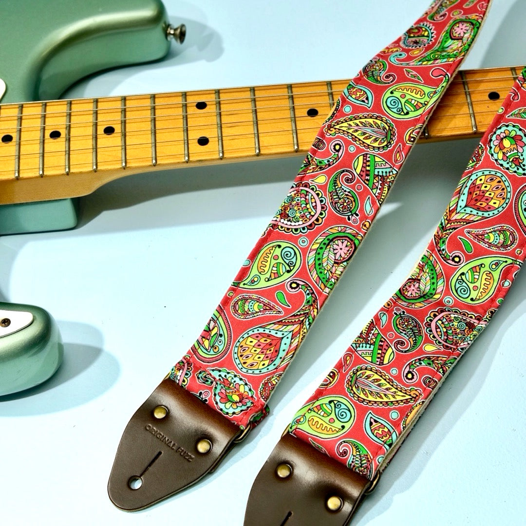 Paisley Guitar Strap in Chicamauga