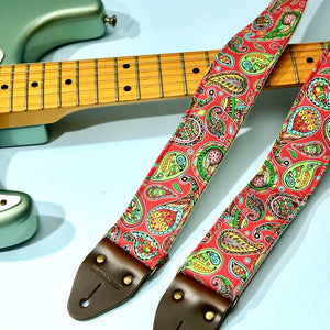 Paisley Guitar Strap in Chicamauga Product detail photo 2