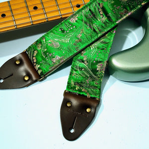 Paisley Guitar Strap in Eugenia Product detail photo 0