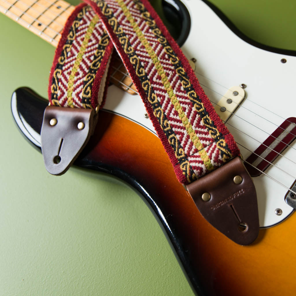 Peruvian Guitar Strap in Cusco