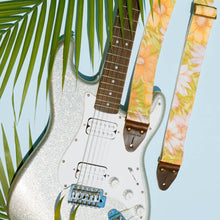 Vintage floral guitar strap by Original Fuzz. 
