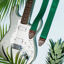 Seatbelt Guitar Strap in Matisse Green