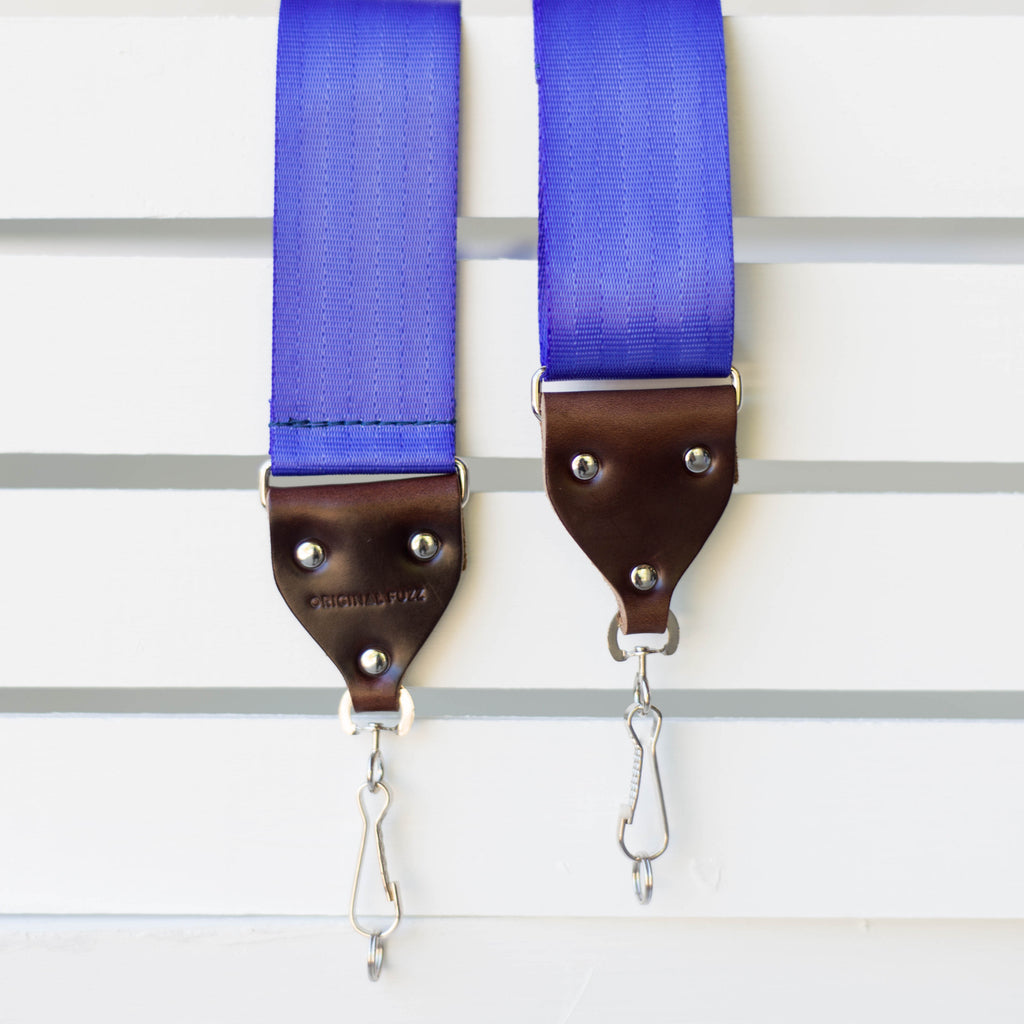 Seatbelt Camera Strap in Cobalt