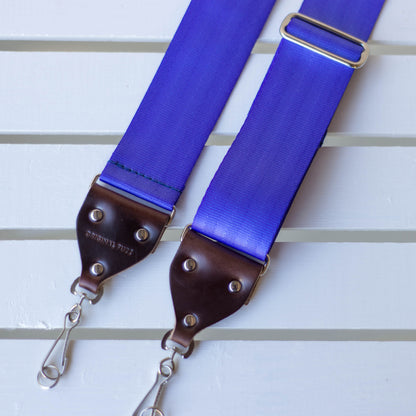 Seatbelt Camera Strap in Cobalt