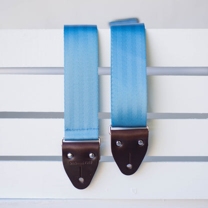 Seatbelt Guitar Strap in Powder Blue