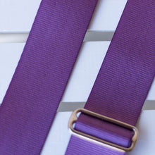 Seatbelt Camera Strap in Purple