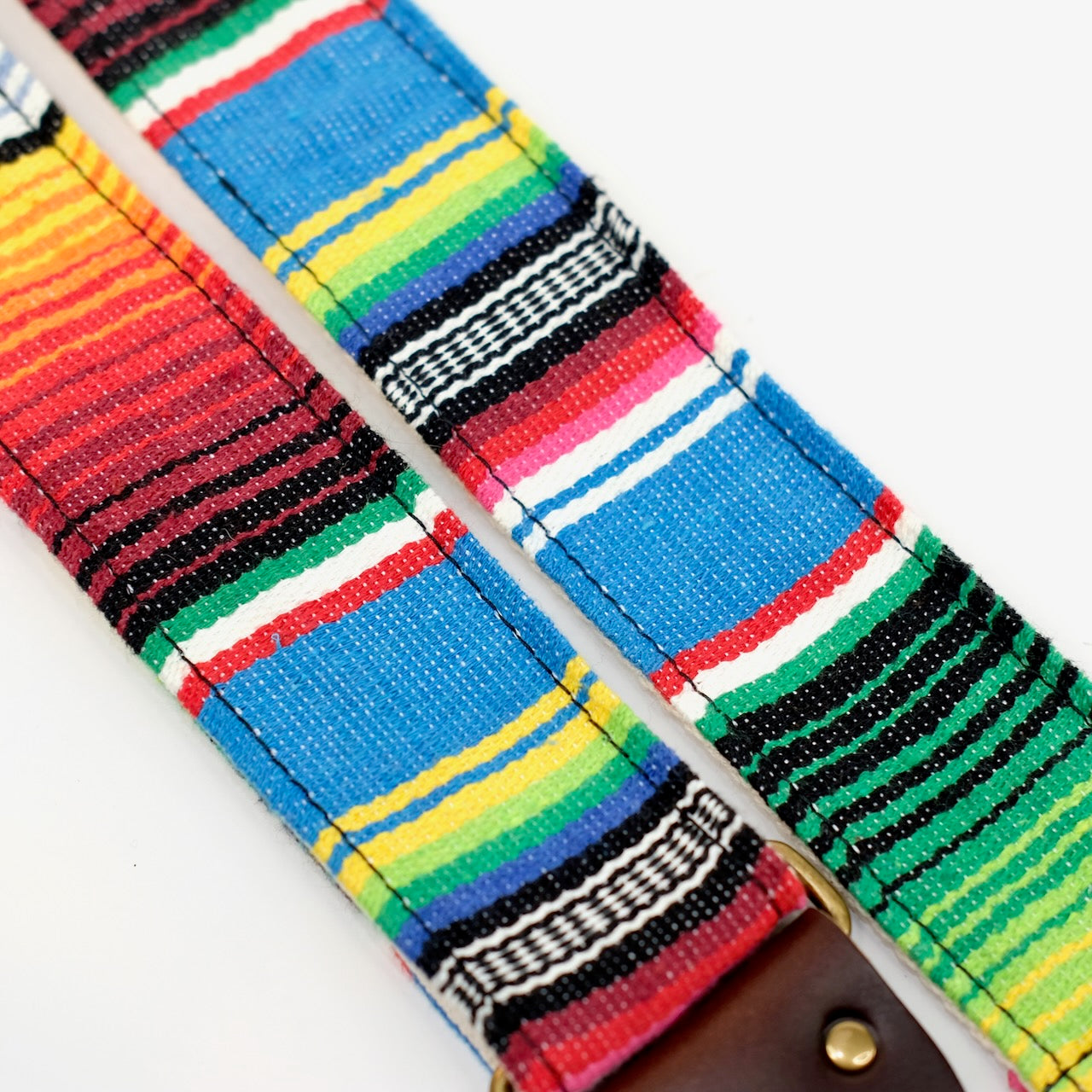 Serape Guitar Strap in Azul