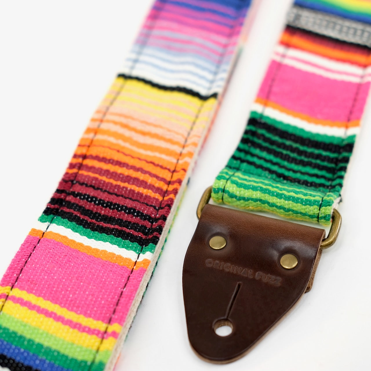 Serape Guitar Strap in Rosado