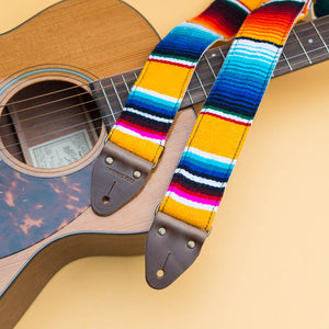 Serape Guitar Strap in El Dorado Product detail photo 0