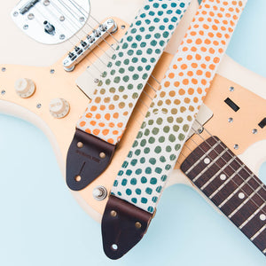 Silkscreen Guitar Strap in Dots Product detail photo 0
