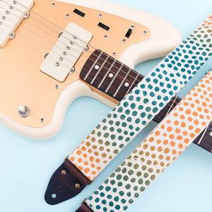 Silkscreen Guitar Strap in Dots Product detail photo 3