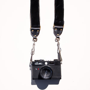Skinny Velvet Camera Strap in Tribeca Product detail photo 0