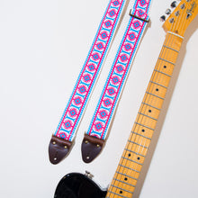 View of the vintage guitar strap in Academy Street with a Fender Telecaster