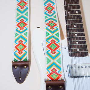 Vintage Guitar Strap in Town Mountain Road Product detail photo 2
