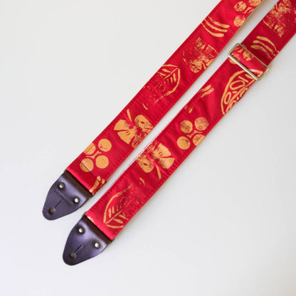 Silkscreen Guitar Strap in Dos Rios