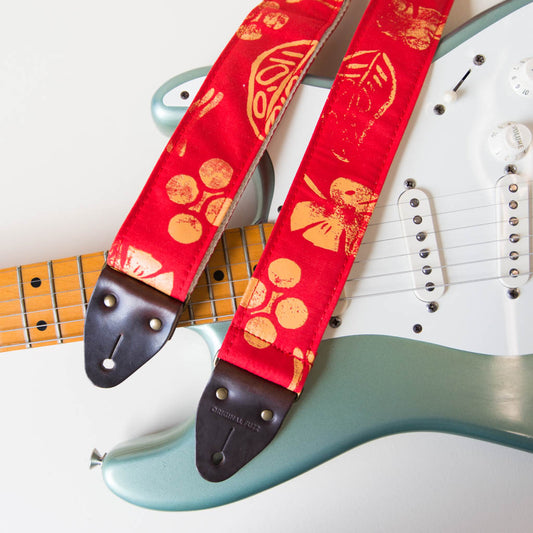 Silkscreen Guitar Strap in Dos Rios