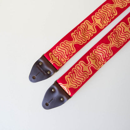 Silkscreen Guitar Strap in Ballena