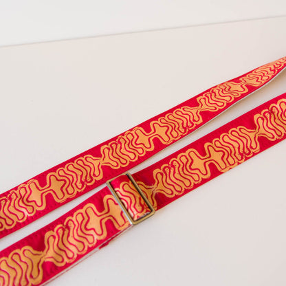 Silkscreen Guitar Strap in Ballena